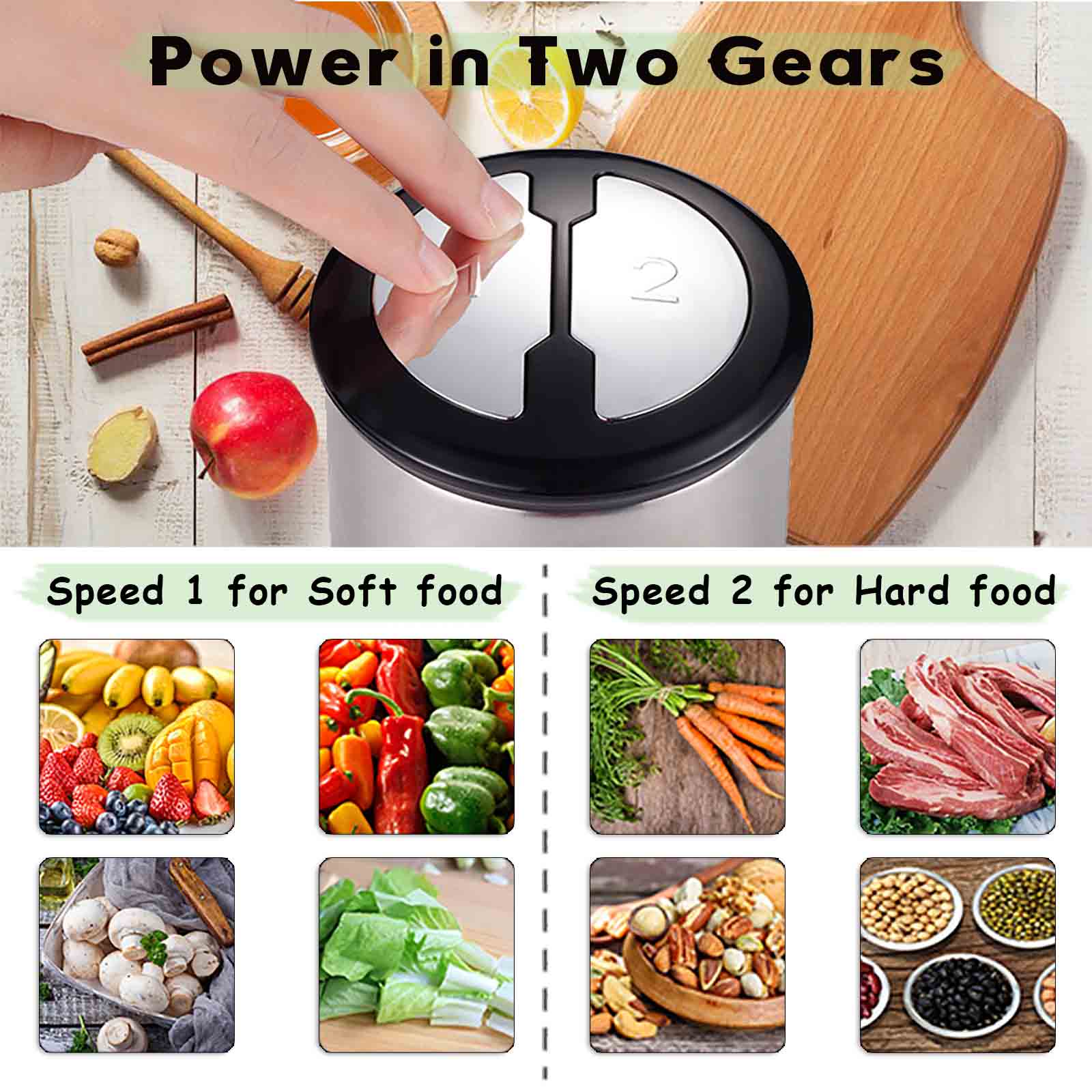 OEM supplier of food chopper meat grinder cutter with glass bowl 2L and 3L big capacity