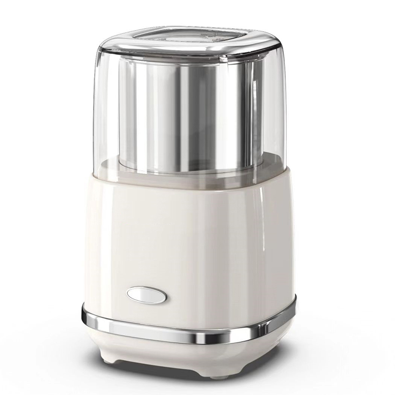 Factory supplier of One touch lid press start coffee bean grinder stainless steel bowl compact body